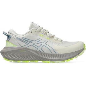 Asics White and Gray Athletic Shoes with Cushioned Trail Design